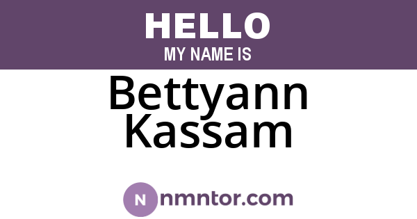 Bettyann Kassam
