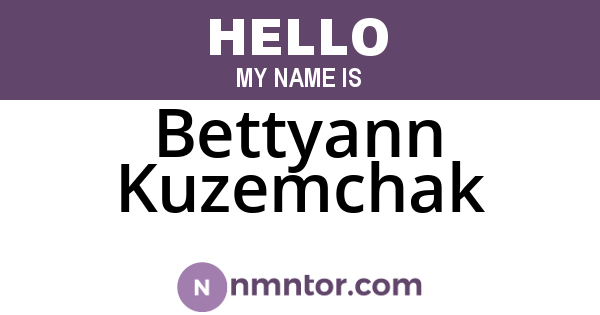 Bettyann Kuzemchak