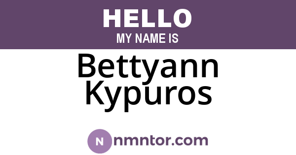 Bettyann Kypuros
