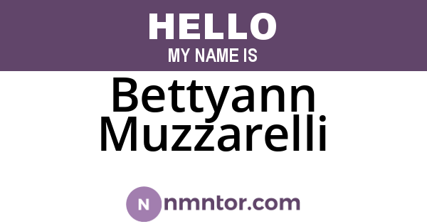 Bettyann Muzzarelli