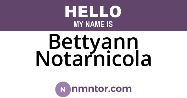 Bettyann Notarnicola