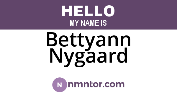 Bettyann Nygaard