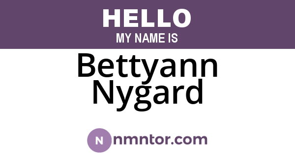 Bettyann Nygard
