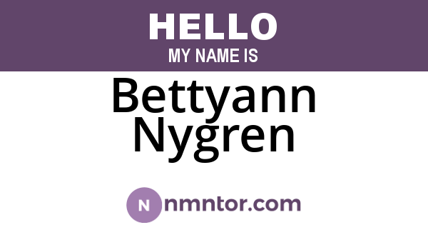 Bettyann Nygren