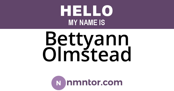 Bettyann Olmstead