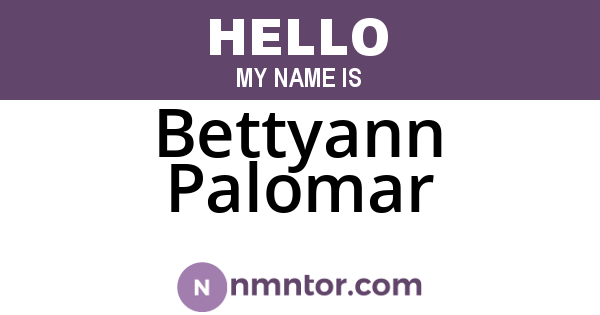 Bettyann Palomar