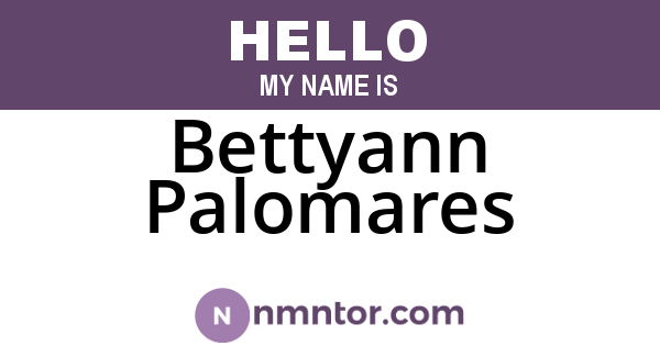 Bettyann Palomares