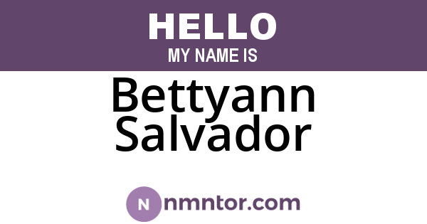 Bettyann Salvador