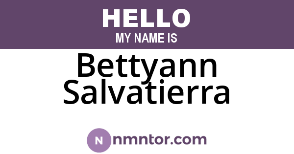 Bettyann Salvatierra