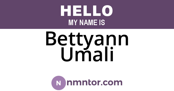 Bettyann Umali