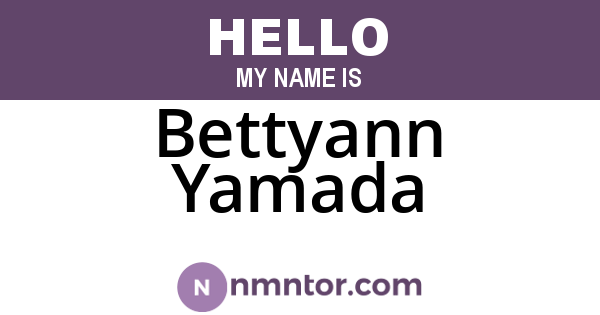 Bettyann Yamada