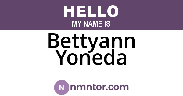 Bettyann Yoneda