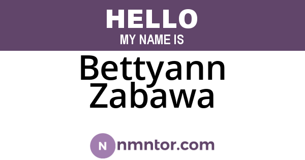 Bettyann Zabawa