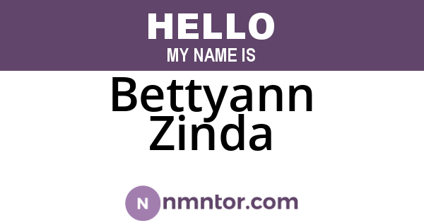Bettyann Zinda