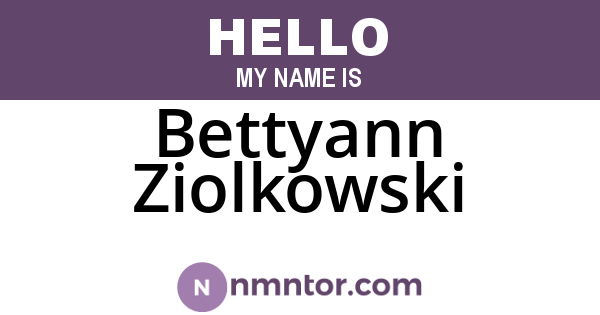 Bettyann Ziolkowski