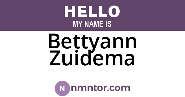 Bettyann Zuidema