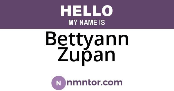Bettyann Zupan