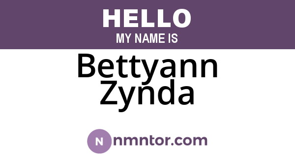 Bettyann Zynda