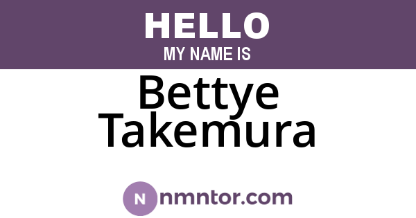 Bettye Takemura
