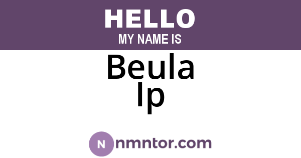 Beula Ip