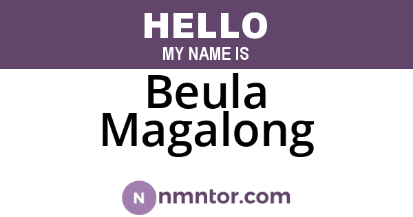 Beula Magalong