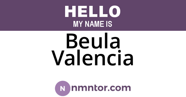Beula Valencia