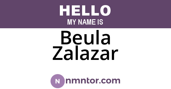 Beula Zalazar