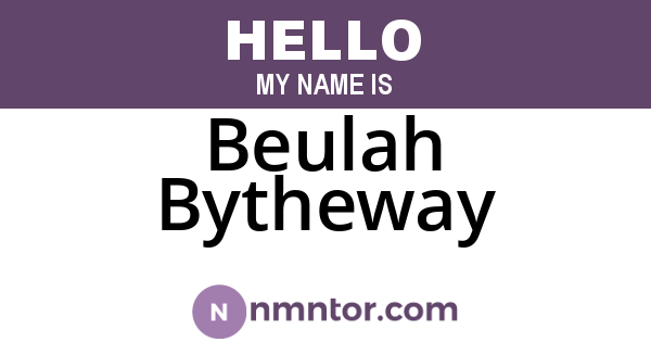 Beulah Bytheway