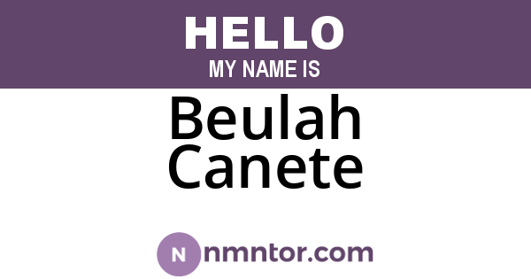 Beulah Canete