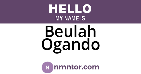 Beulah Ogando