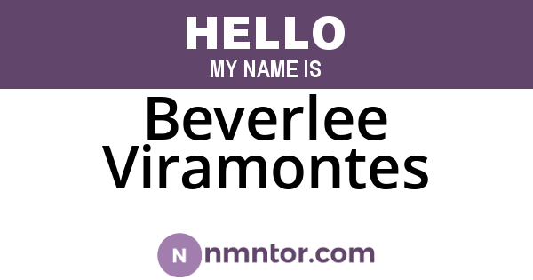 Beverlee Viramontes