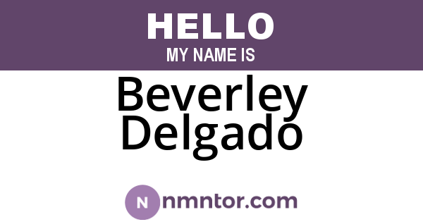 Beverley Delgado
