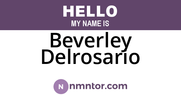 Beverley Delrosario