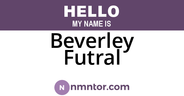 Beverley Futral