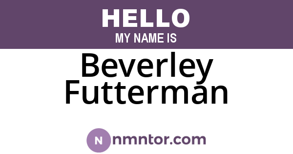 Beverley Futterman