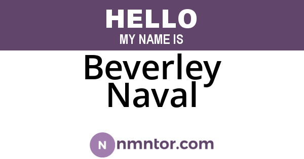 Beverley Naval