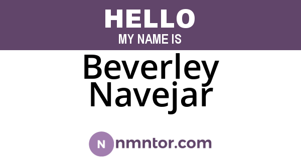 Beverley Navejar