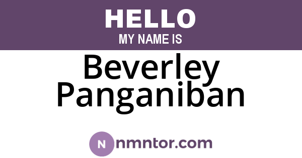 Beverley Panganiban