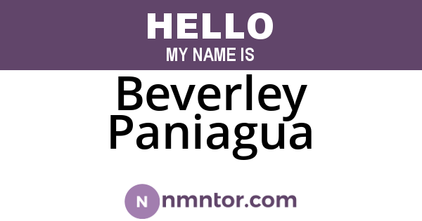 Beverley Paniagua