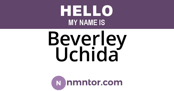 Beverley Uchida