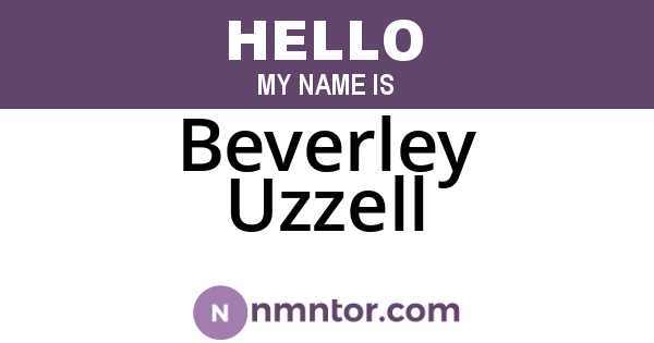 Beverley Uzzell