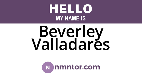 Beverley Valladares