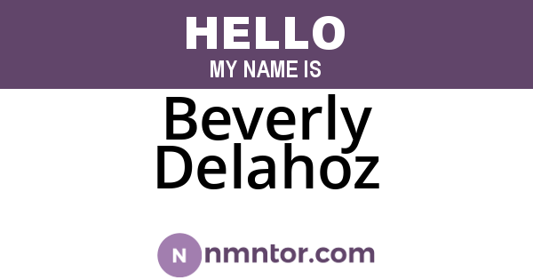 Beverly Delahoz