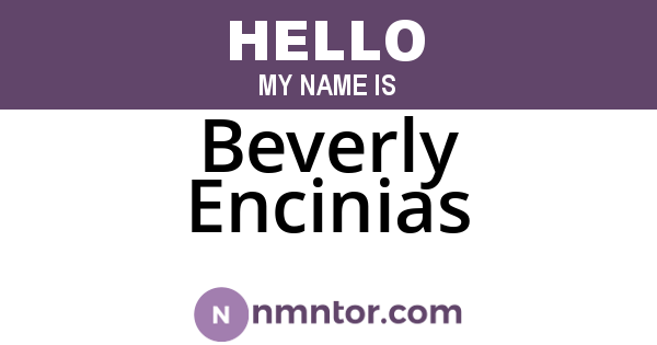 Beverly Encinias