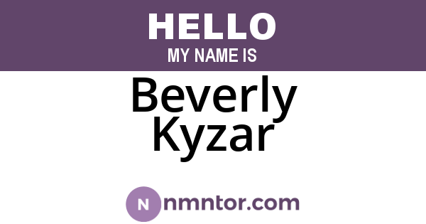 Beverly Kyzar