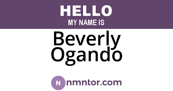 Beverly Ogando