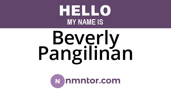 Beverly Pangilinan