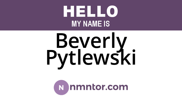 Beverly Pytlewski