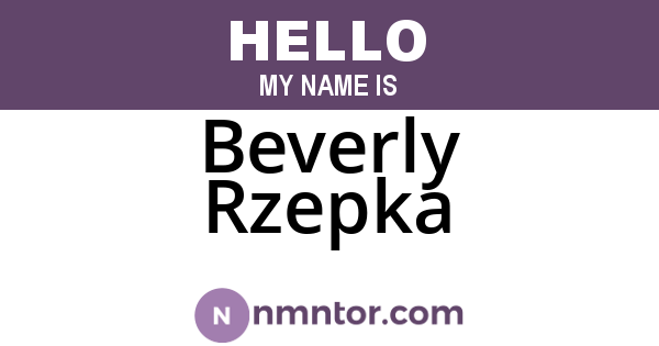 Beverly Rzepka
