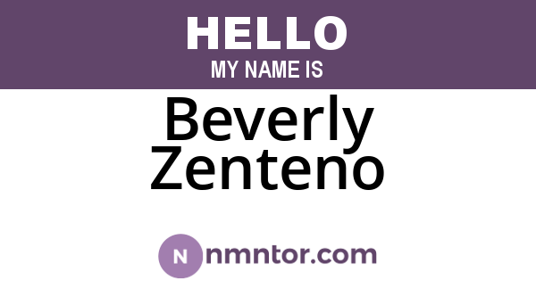 Beverly Zenteno